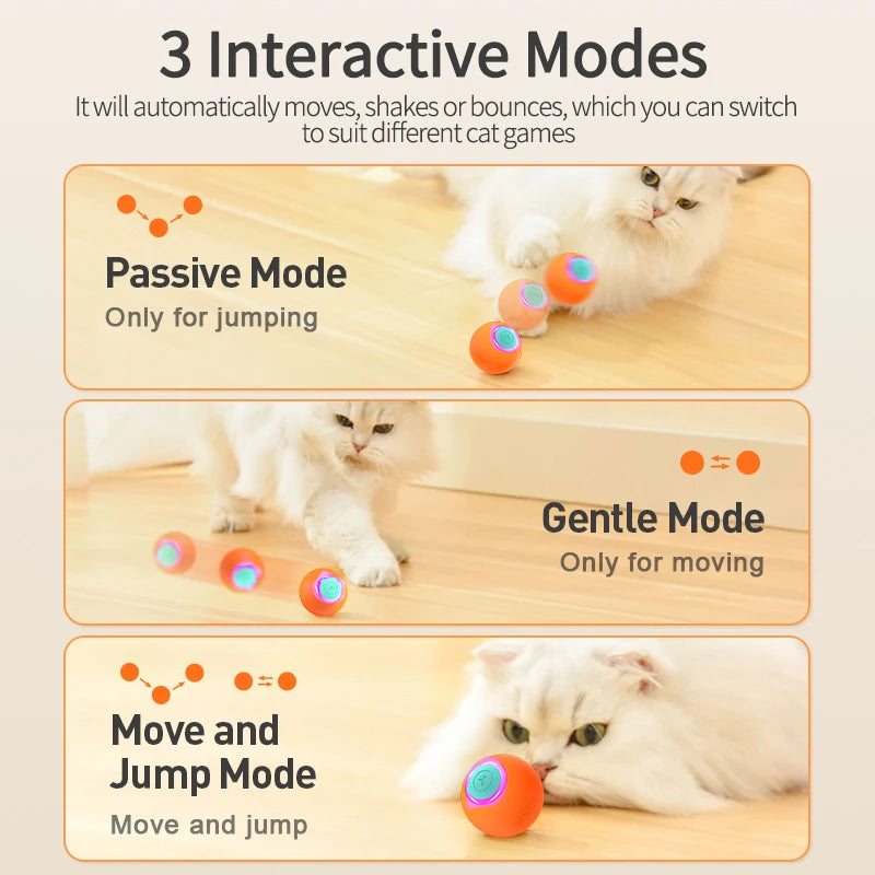 PawRoller™ – Smart Bouncing Ball for Cats & Dogs