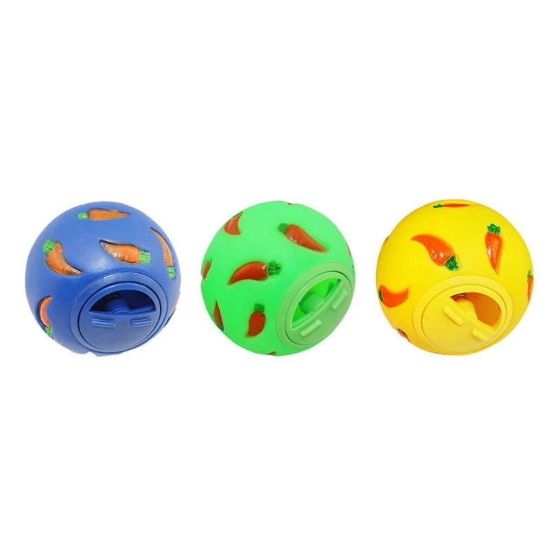 BunnyFun™ Interactive Treat Ball – Slow Feeder & Play Toy
