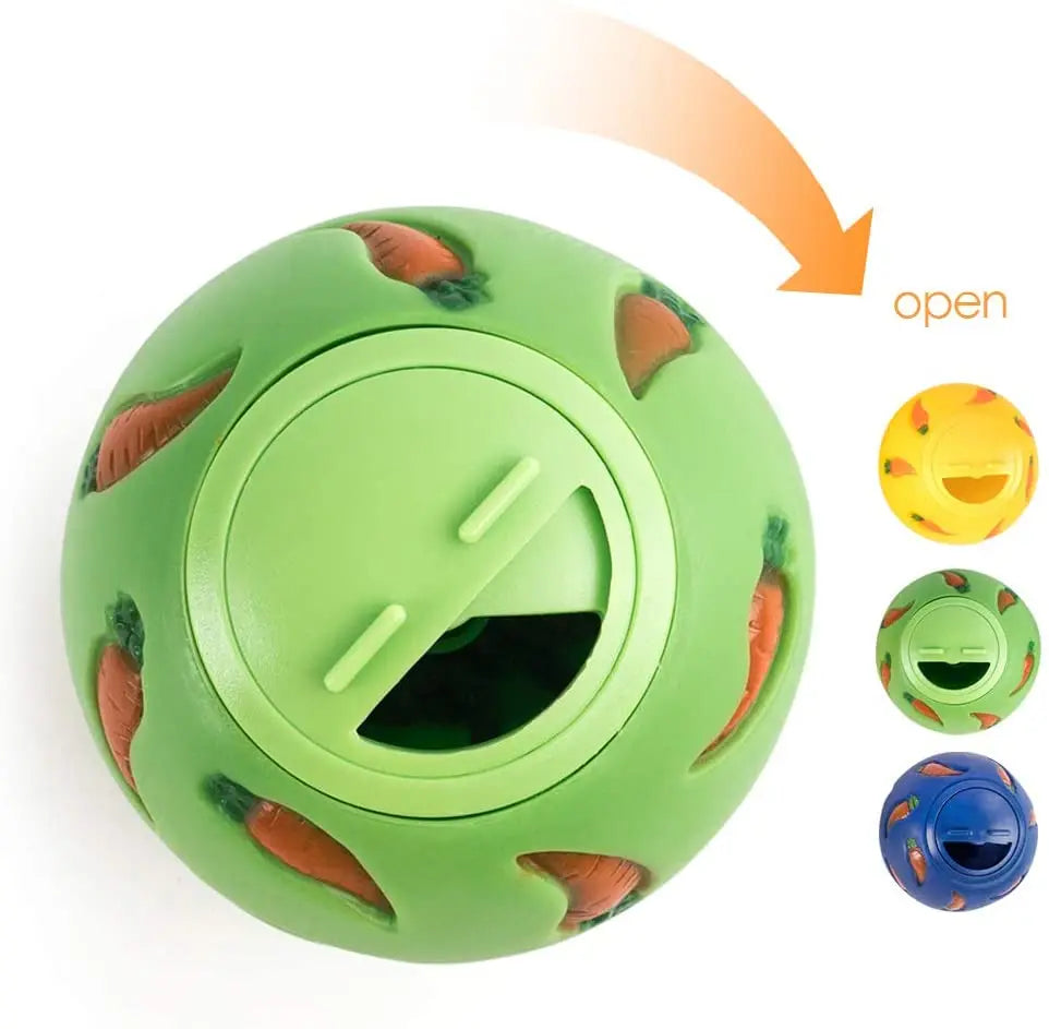 BunnyFun™ Interactive Treat Ball – Slow Feeder & Play Toy