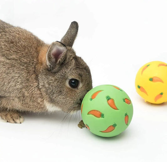 BunnyFun™ Interactive Treat Ball – Slow Feeder & Play Toy