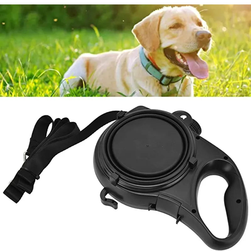 PawMate™ – 4-in-1 Multifunctional Dog Leash with Water Bottle & Bowl