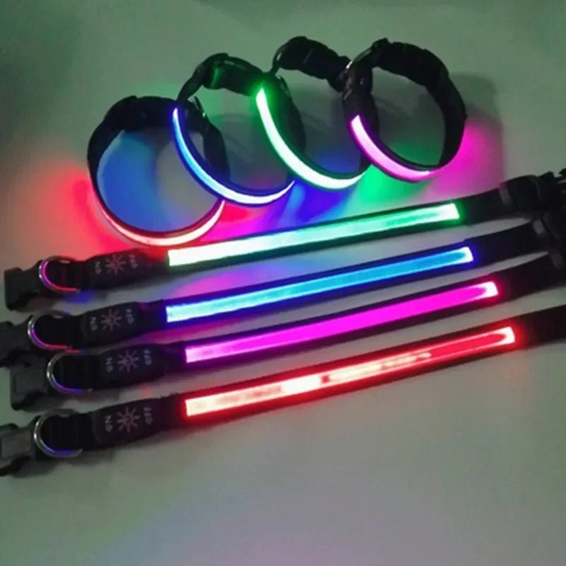 GlowPup™ LED Safety Collar – USB Rechargeable Night Light for Dogs