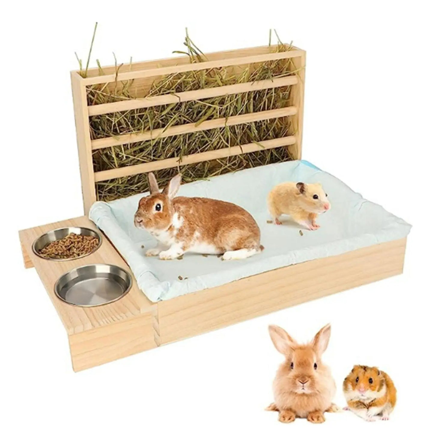 WoodFeed™ Bunny Hay Feeder