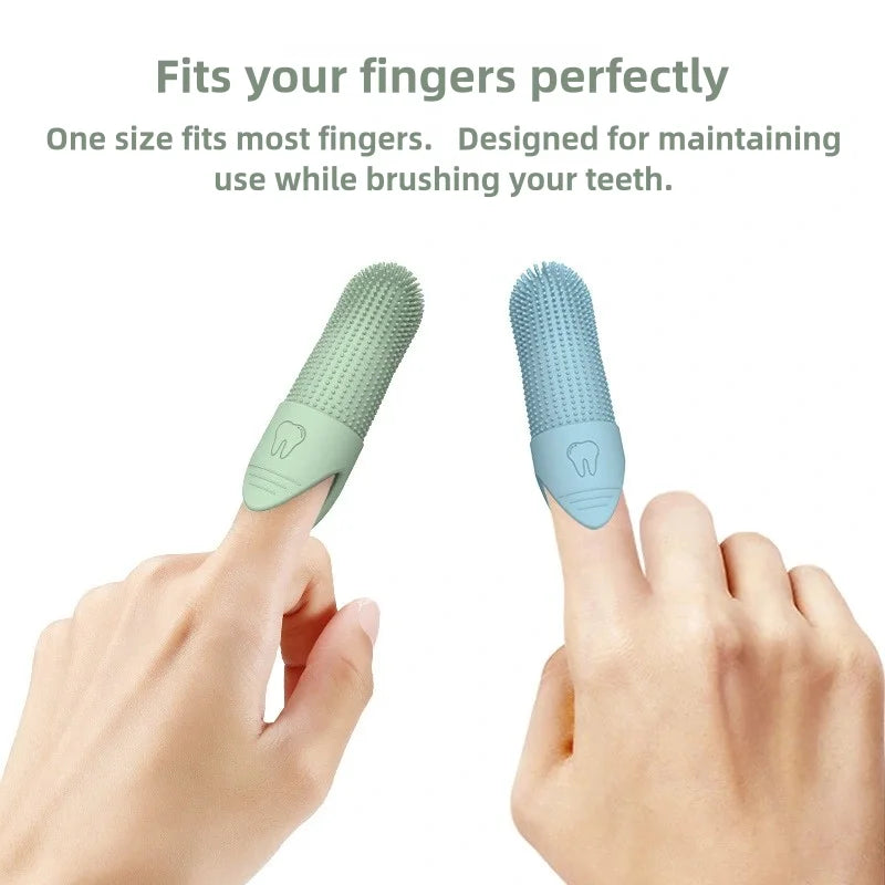 PawDent™ – 360° Silicone Finger Toothbrush for Pets