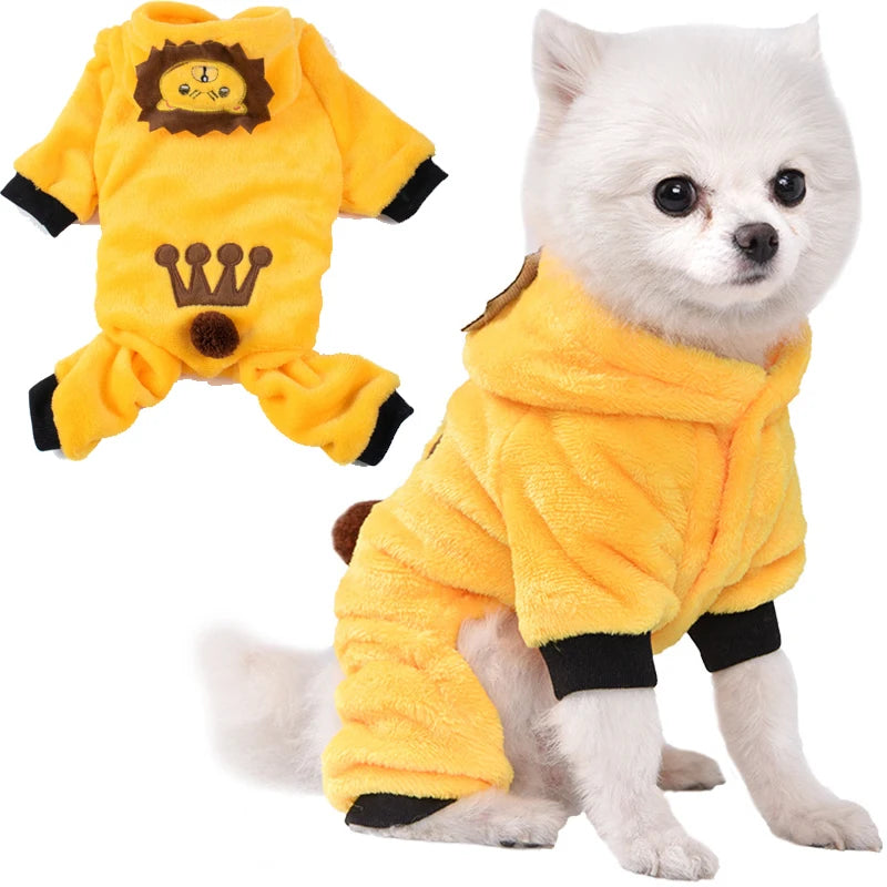 PawSuit™ – Cozy Animal Jumpsuit for Dogs