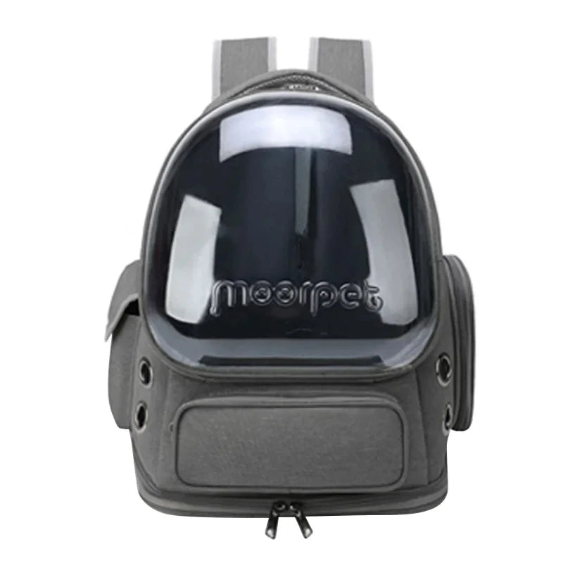 PawVentura™ Transparent Pet Travel Backpack – Breathable Cat & Small Dog Carrier
