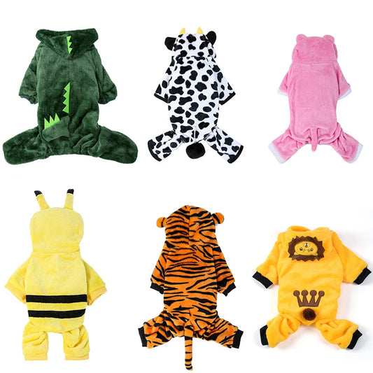 PawSuit™ – Cozy Animal Jumpsuit for Dogs