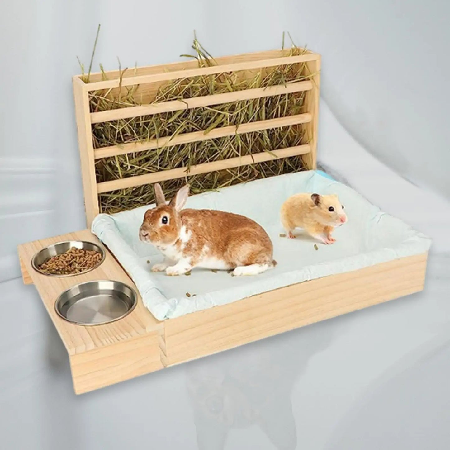WoodFeed™ Bunny Hay Feeder